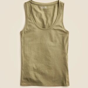 J. Crew vintage jersey scoop neck tank sz M
